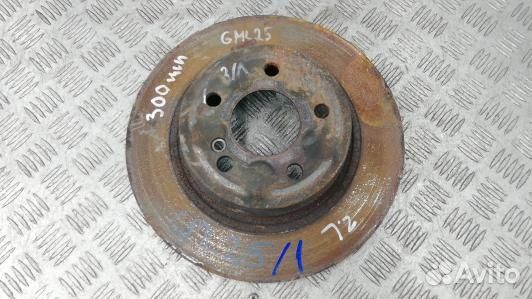 Диск тормозной задний mercedes benz C-class W204