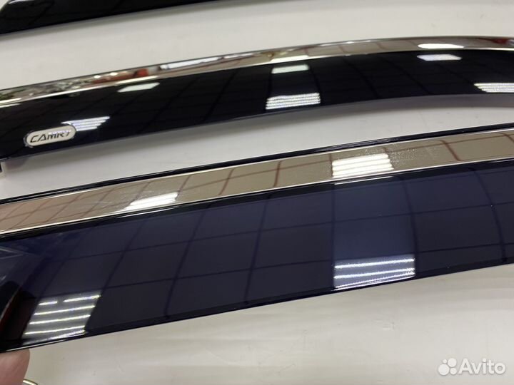 Дефлектора на окна с лого Toyota Camry V50 / V55