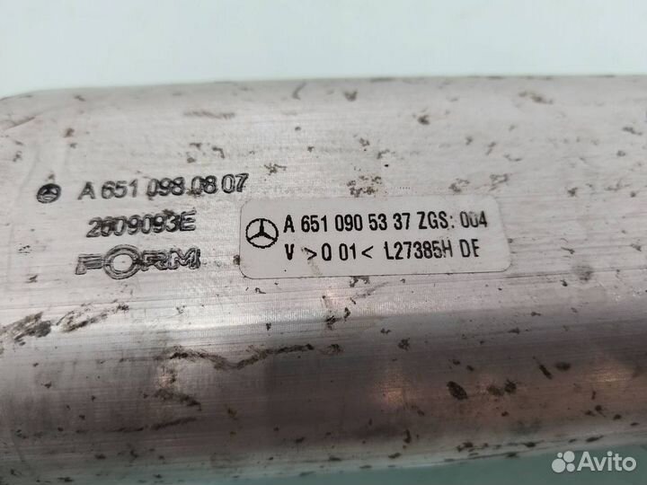 Патрубок интеркулера m651 Mercedes W205