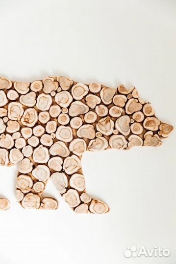 Панно из можжевельника