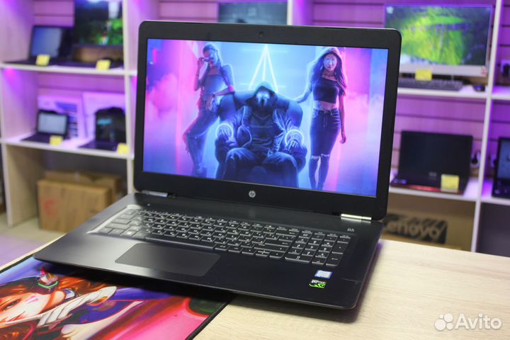 Игровой Ноутбук HP с большим экраном для геймеров