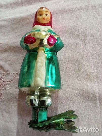 Елочная игрушка СССР Дарёнка