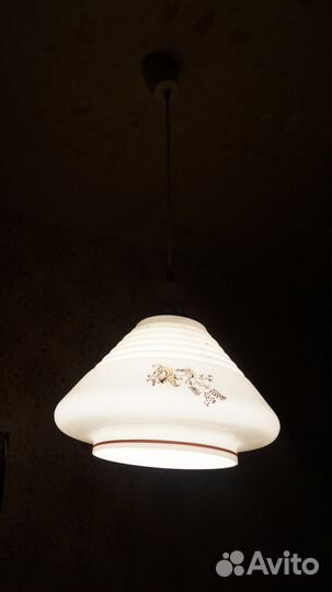 Люстра стеклянная 