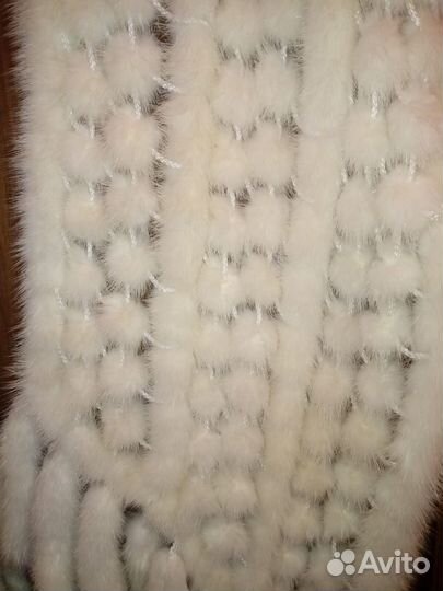 Меховая накидка из норки