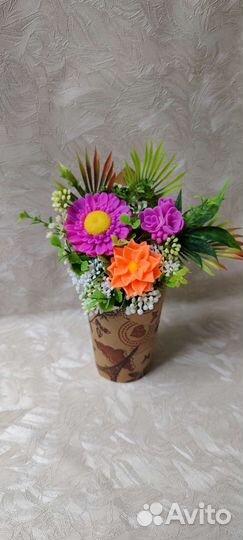 Букет из мыла ручной работы