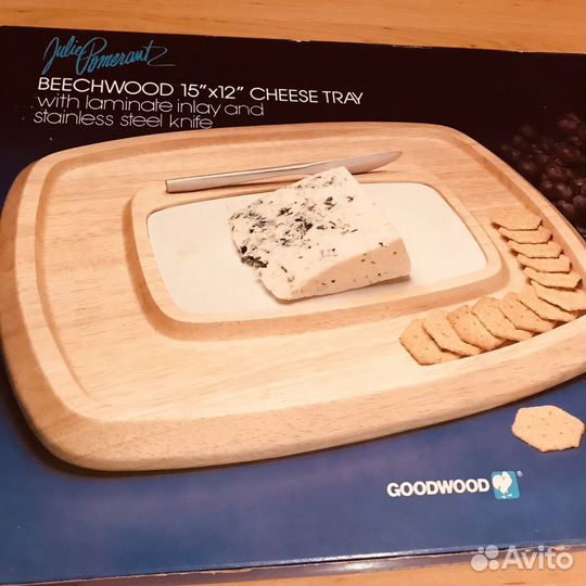 Тарелка сервировочная для сыра новая