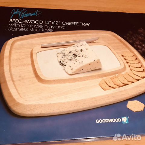 Тарелка сервировочная для сыра новая