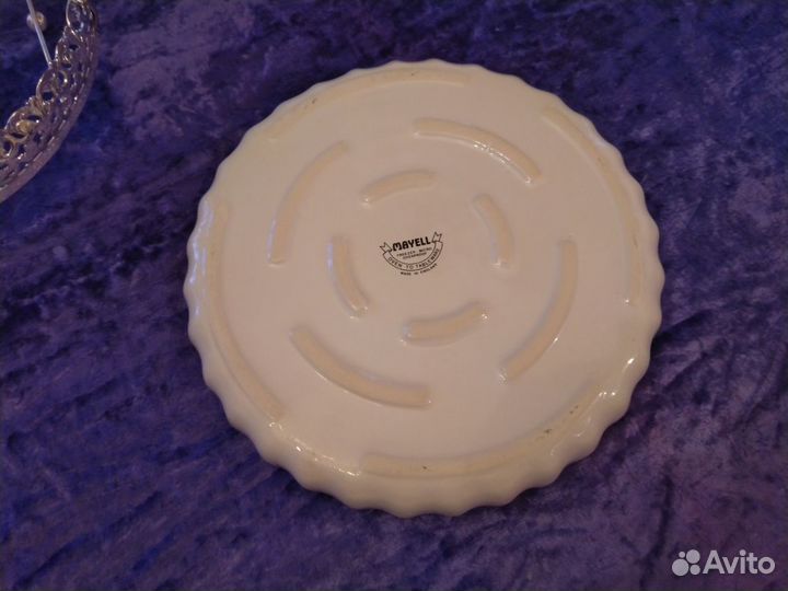 Блюдо для запекания в посеребренной подставке