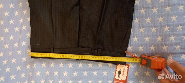 Брюки новые т.серые 164 см