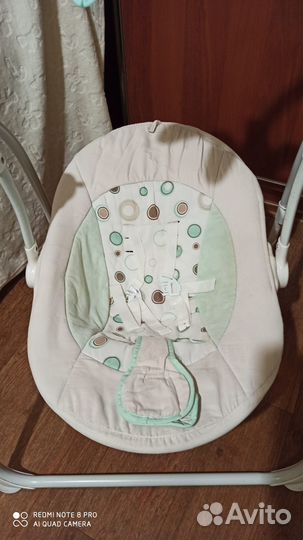 Детские электронные качели шезлонг