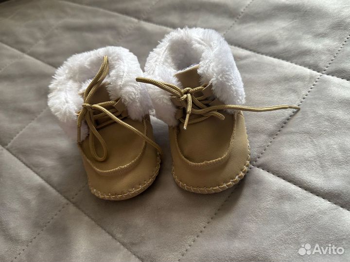 Теплые пинетки 13 см