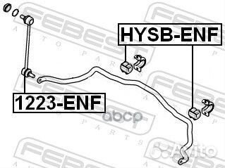 Тяга стабилизатора передняя 1223ENF Febest