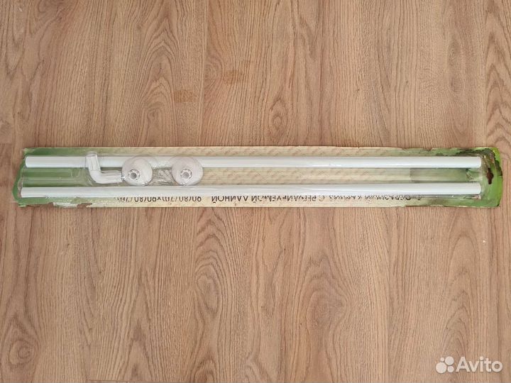 Карниз для шторы в ванной г- образный