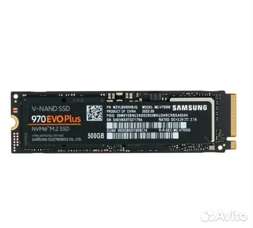 SSD M.2 накопитель Samsung 970 EVO Plus 500 гб
