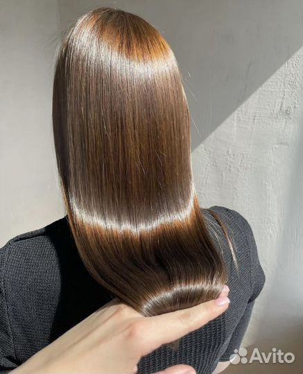 Кератиновое выпрямление Ботокс волос Нанопластика