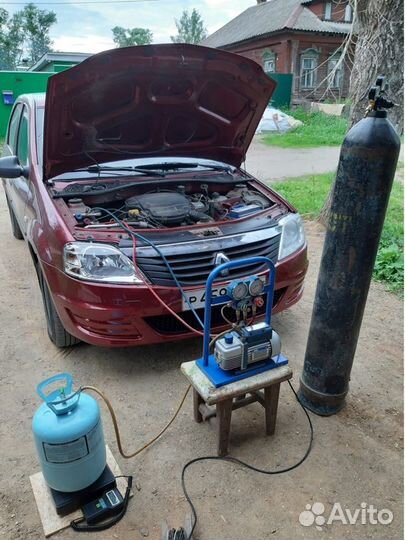 Заправка автокондиционера