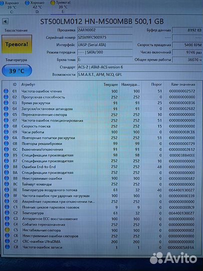 Жесткий диск для ноутбука 500 гб