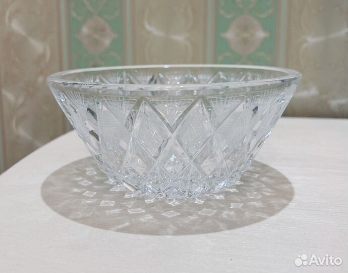Салатник хрустальный СССР