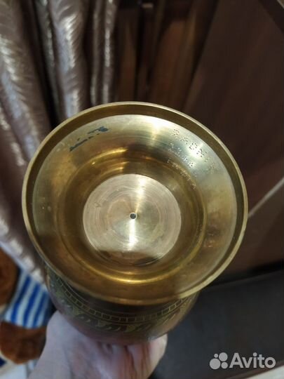 Ваза латунь