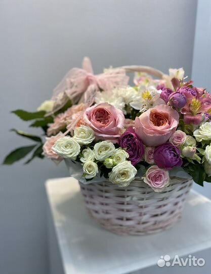 Цветы/цветы в корзине
