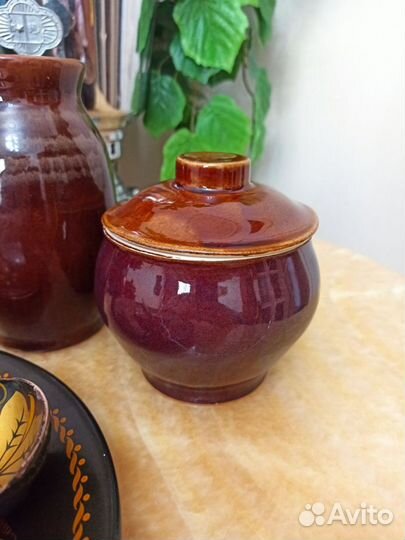 Керамика Кувшин кринка горшочки ваза тарелка СССР