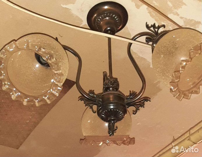 Люстра потолочная бу