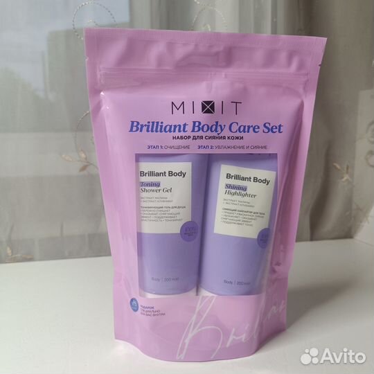 Mixit набор гель для душа и хайлайтер для тела