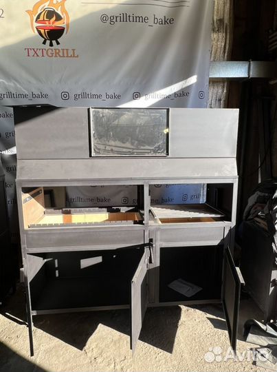 Мангал гриль с гидрофильтром в ресторан