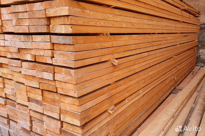 Строганная доска, сосна 35х90х6000мм