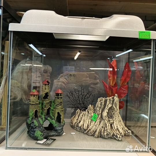 Аквариум на 35 литров с крышкой