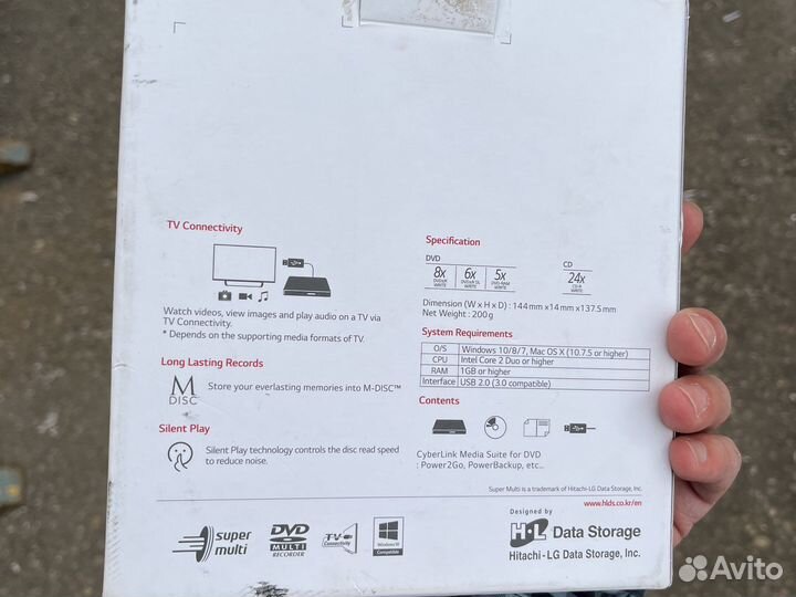 Dvd привод writer Hitachi-LG GP60NW60