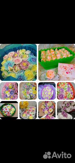 Букеты из зефира. Подарок