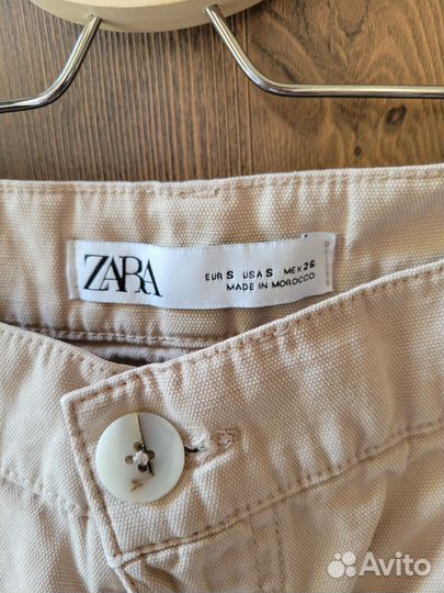 Брюки женские бежевые Zara