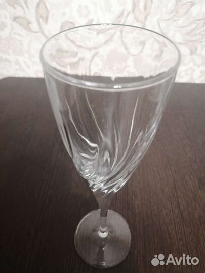 Фужер, бокал для шампанского, богемское стекло