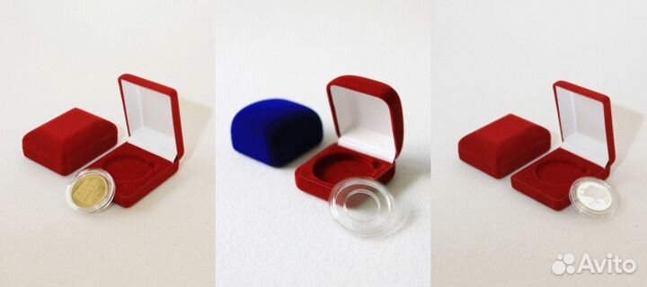 Футляры, Капсулы, Холдеры для 1, 2, 3, 5, 10, 25 р