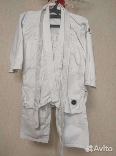 Детское кимоно для айкидо с нашивкой