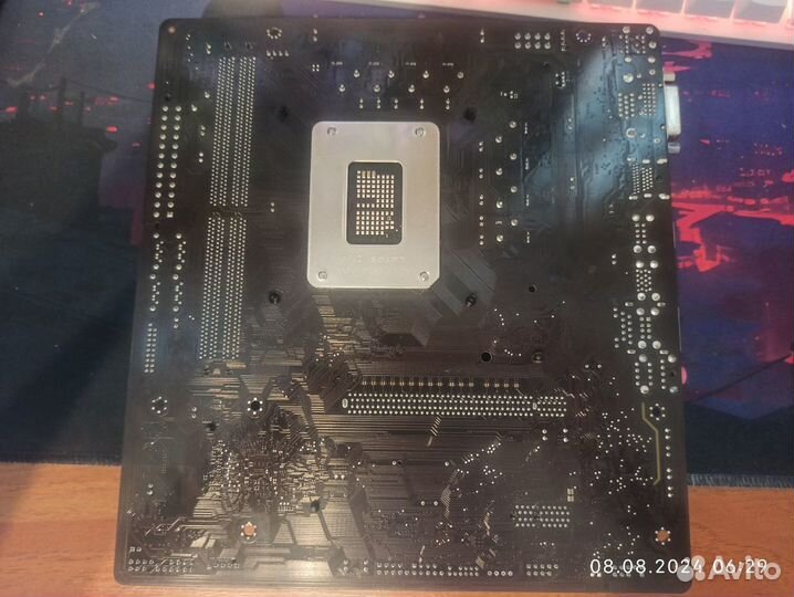 Материнская плата GigaByte H610M H V2 DDR4 с проце