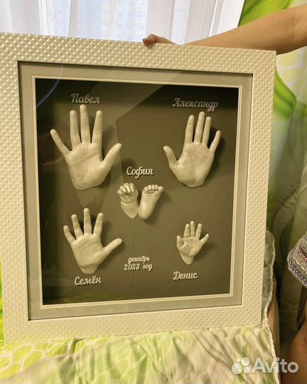 3d слепки ручек и ножек