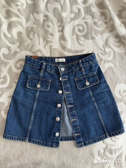 Юбка джинсовая zara