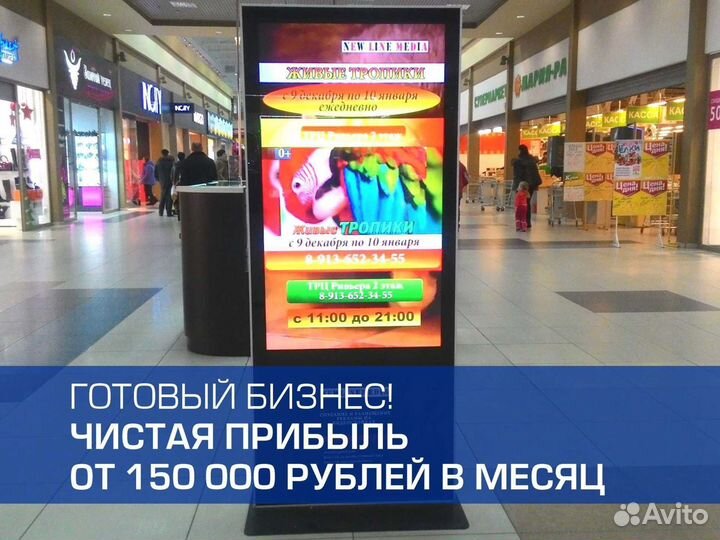 Готовый бизнес на рекламных led-стойках