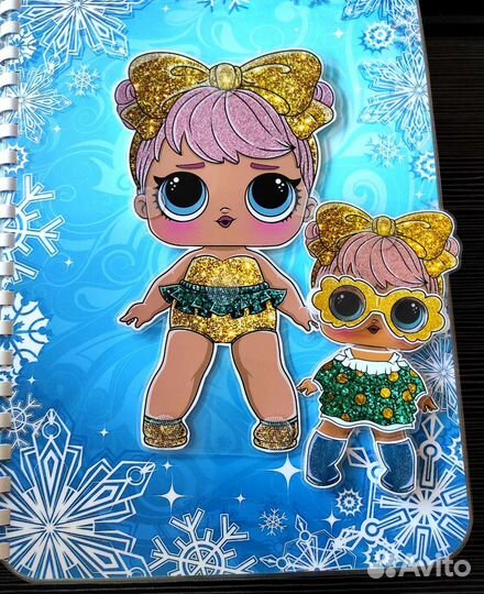 Маленькие снегурочки. Куколки Переодевашки