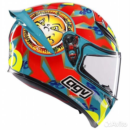 AGV K1 S full face helmet Rossi Mugello 1999