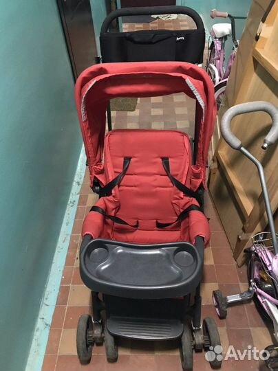 Прогулочная коляска joovy для двух детей