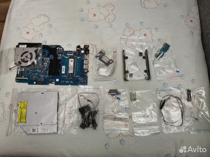 HP 17-ca0000ur Разбор HP 17-ak,17bs