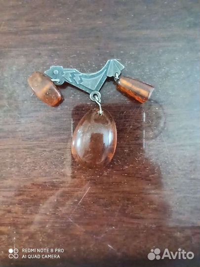 Брошь серебро СССР