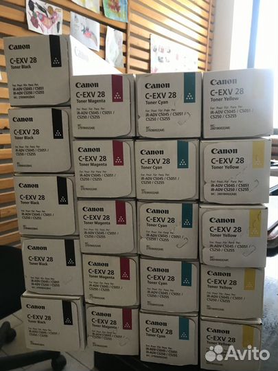 Оригинальные картриджи Canon C-EXV 28