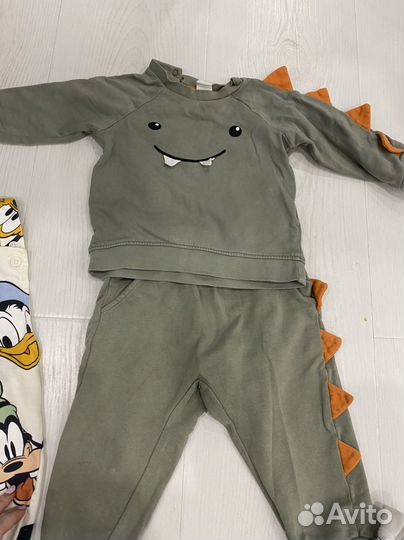 Детские вещи пакетом для мальчика 80 86