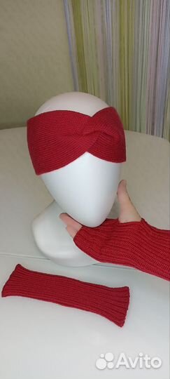 Повязки, митенки, шарф