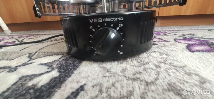 Электрошашлычница горизонтальная