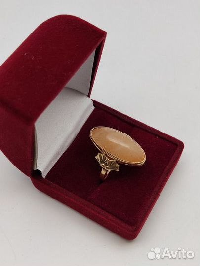 Е.Ц. Кольцо с камнем, золото 583, id 48557